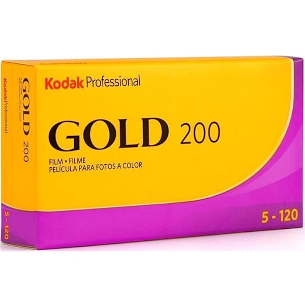 PACK MED 5 FILMER KODAK GOLD 200ISO 120