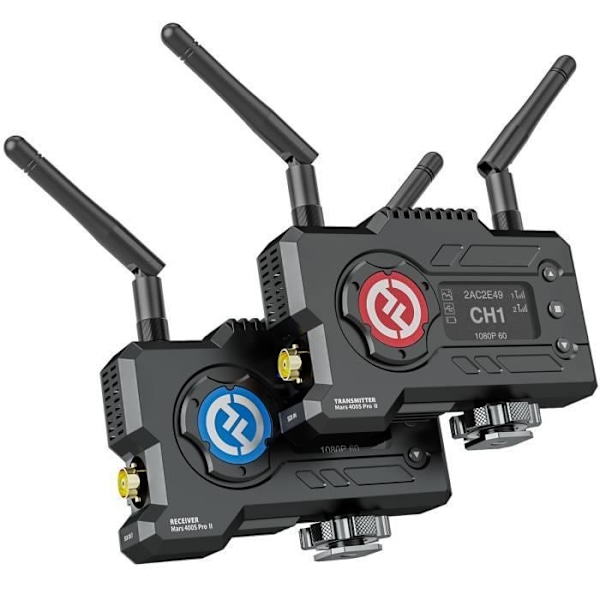 Videotransmitter - Hollyland - Mars 400S PRO II - 150 m Rækkevidde - 7 ms Latens - HDMI/SDI Svart