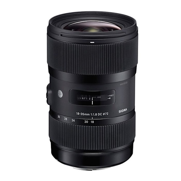 Sigma objektiv 18-35mm f/1.8 dc hsm art kompatibel med nikon Sort