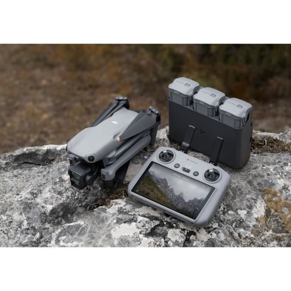 DJI Drone - Air 3 Fly More Combo + RC 2 fjärrkontroll Grå