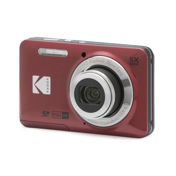 Digitaalikamera - Kodak - Pixpro FZ55RD - 16MP - Optinen zoomi X5 - LCD-näyttö 2.7 tuumaa