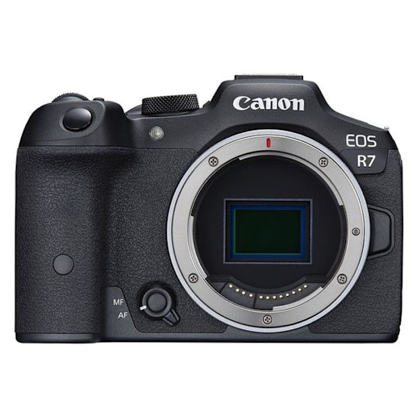 Canon EOS R7 hybridi järjestelmäkamera ilman objektiivia musta