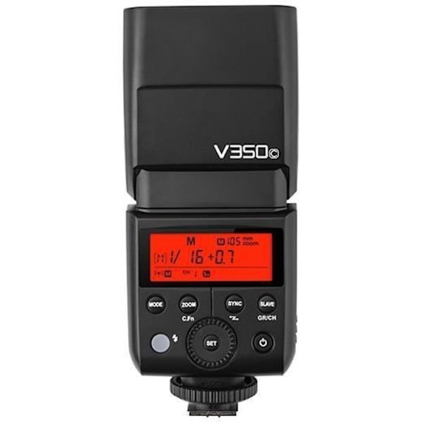 Flash kompakt - Godox - V350C - Sort - 1,7 s - Kompatibel med Canon