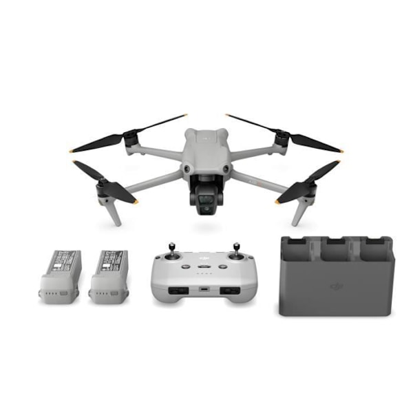 Drone Dji Air 3 Fly More Combo DJI RC-N2 Sort, Grå