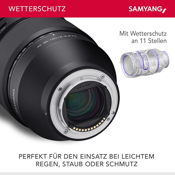 Samyang hybridobjektiv af 35-150mm f/2-2.8 kompatibel med Sony FE