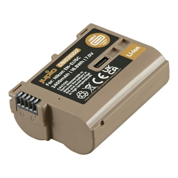 JUPIO Batteri Nikon EN-EL15C Ultra USB-C