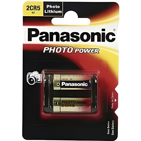 Panasonic Lithium Battery 6V 1550mAh 1x 2CR5