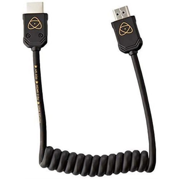 ATOMOS 4K60 C5 HDMI-kaapeli, 30 cm, Kasta liitin 60 cm pidennetty (Musta)