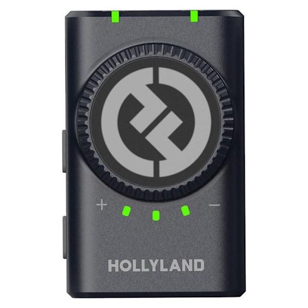 Micro cravate - Hollyland - Lark M2 - lavalier mikrofoner til DSLR kamera, støjreduktion, 30 timers brug, 300m rækkevidde, sort Svart