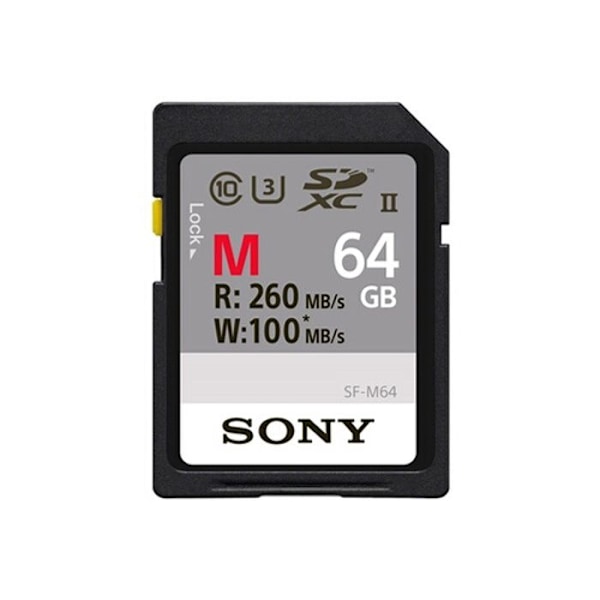 Sony SD-kort 64 GB R277/W150 - SF-M64