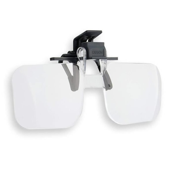 Loupe til briller Carson Clip and Flip med greb funktion forstørrelse 1,5x - OD-10