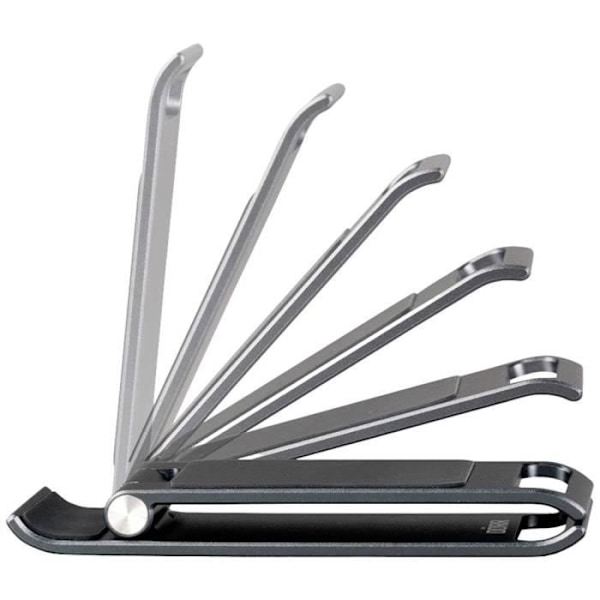 Support til smartphone - DORR - ST-1155 - Grå metal - Metalliseret - Korrekt placering af enheder metallisk grå
