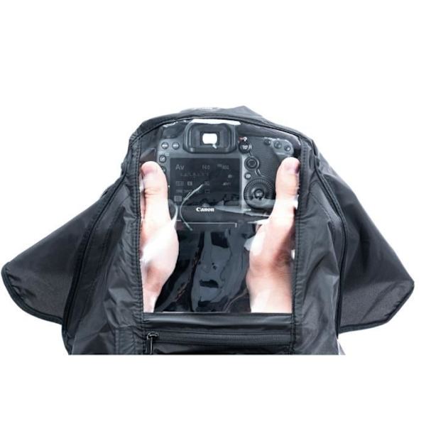 Regnöverdrag - ALTA RAIN - RCL - Större storlek - Transparent TPU - Svart