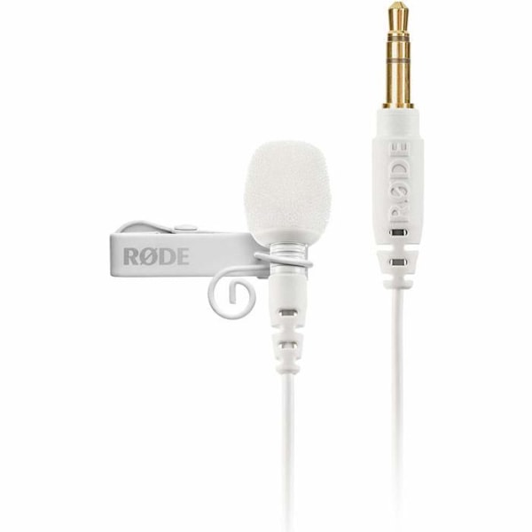 Mikrofon - RØDE - Lavalier GO - Vit - Omnidirektionell - 20-20000 Hz vit svart