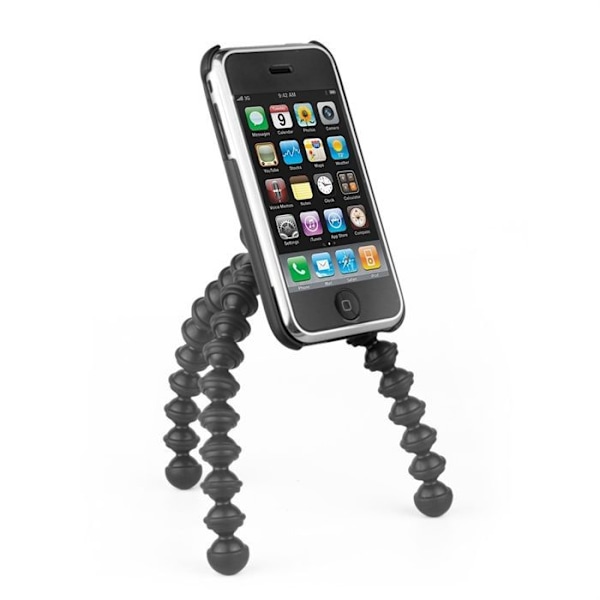 JOBY - GORILLAMOBILE - Multiflexibel støtte til iPhone 3G/3GS - Bløde ben - Sort Sort