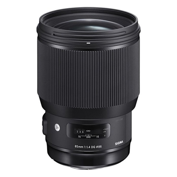 Sigma objektiv 85mm f/1.4 dg hsm art kompatibel med Canon Sort