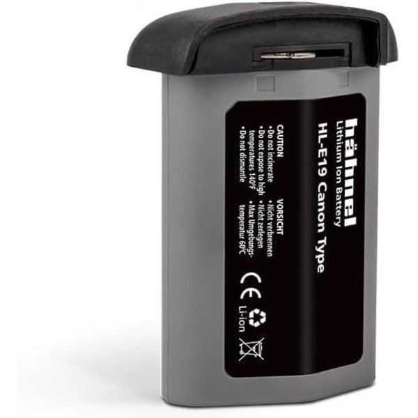 Li-Ion batteri Hähnel HL-E19 - Canon EOS 1D X Mark II/III - 3250 mAh - 10,8 Volt - Sort