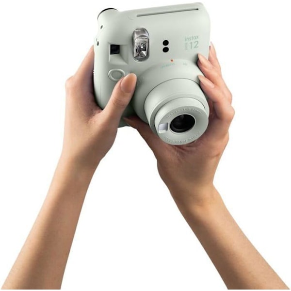 Sofortkamera - Fujifilm - Instax Mini 12 - Mintgrøn - Indbygget blitz - Selfie spejl GRÖN