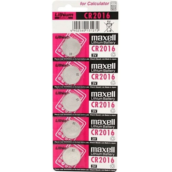 Maxell litiumnappiparisto CR 2016 tyyppinen akku…