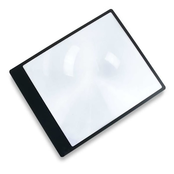 CARSON MAGNISHEET, REKTANGULÆR LOUPA, FLEXIBLE FRESNEL LINS, GRO Sort