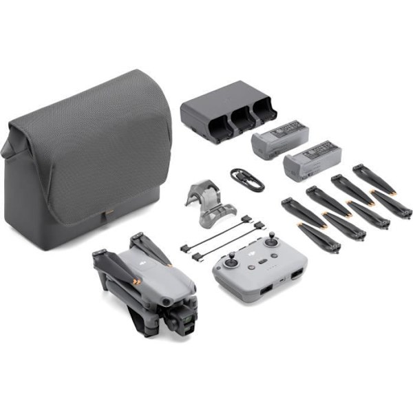 Drone DJI Air 3 Fly More Combo DJI RC-N2 Grå