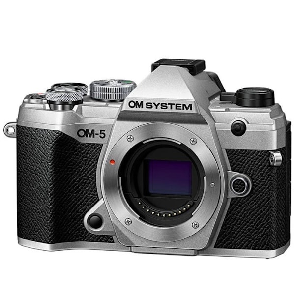 Om System Hybridkamera OM-5 silver blottad kropp - 4545350053932