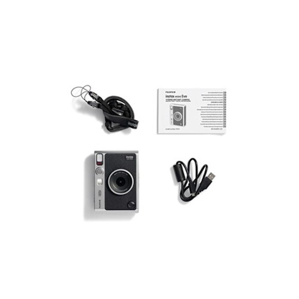 Fujifilm Instax Mini EVO Instant Camera Svart Svart