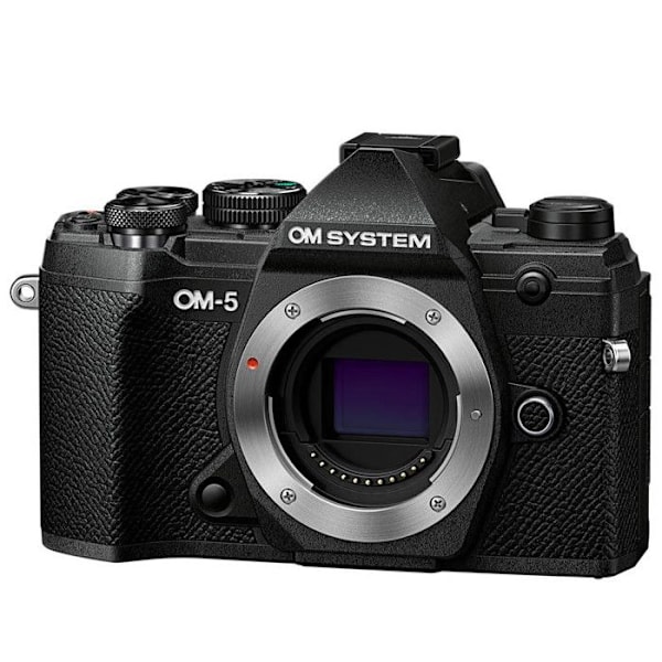Om System Hybridkamera OM-5 kamerahus uden objektiv sort - 4545350053949