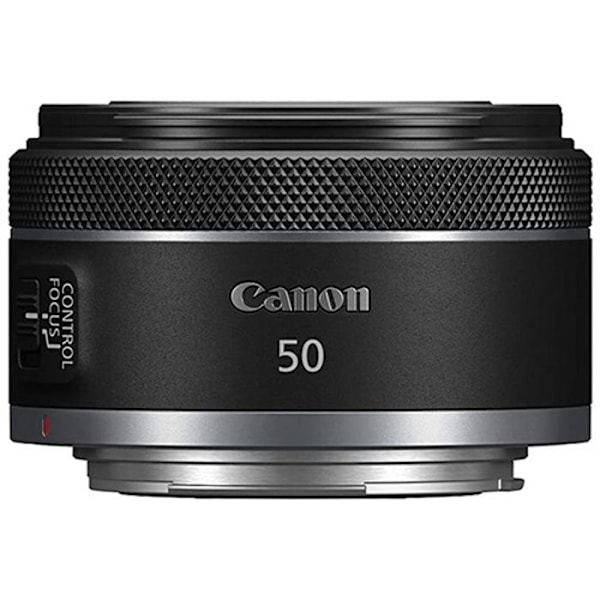 Hybrid standardobjektiv - CANON - RF 50mm f/1.8 STM - Bländare f/1.8 - RF-fäste - Helbildsskärm Svart