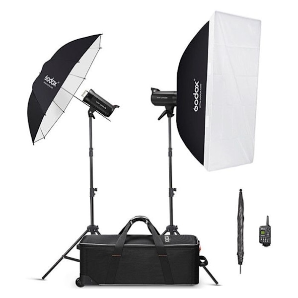 Godox sk400IIv-c studio-salamintaulu (mukana tarvikkeet)