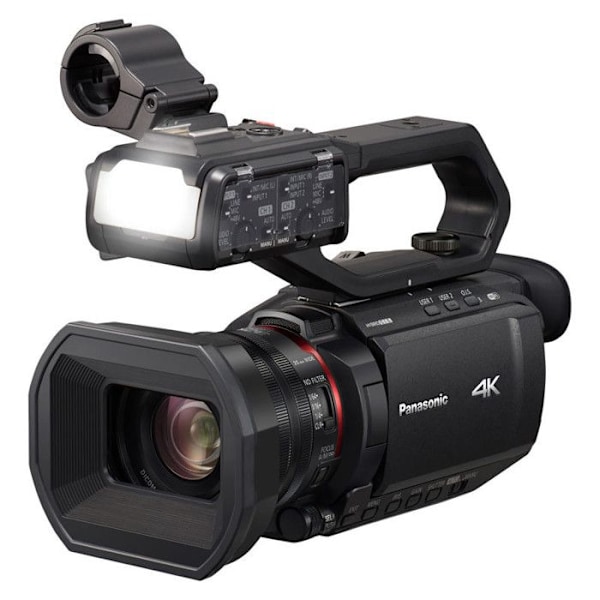 Kamera - Panasonic - HC-X2000 - 4K UHD - 24x optisk zoom - Vidvinkel 25 mm Sort