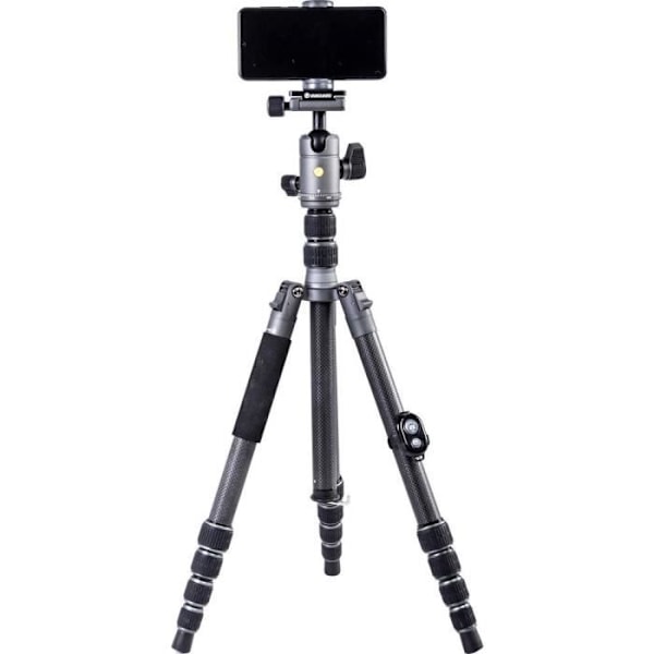 Rejsetræ Tripod Vanguard VEO3GO265HCB i kulfiber med Arca Swiss kuglehoved og Bluetooth-udløser