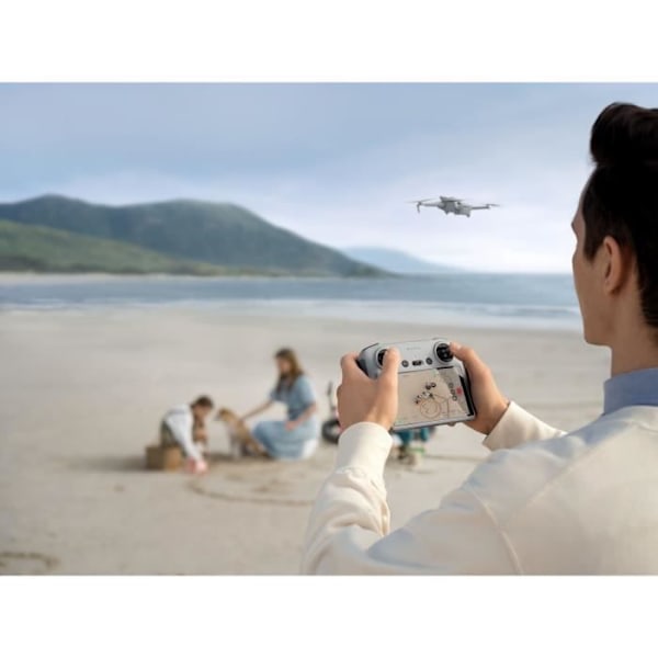 Drone - DJI - Mini 3 Fly More Combo - Älyohjaimella - Harmaa Grå