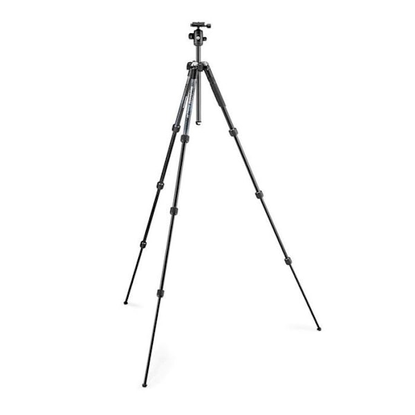 Manfrotto Element MII Alumiini Musta - Alumiiniteline matkailuun, maksimikuormitus 8 kg, alumiinivapa (Kategoria: