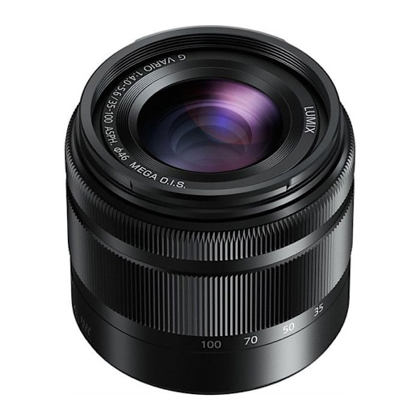 Panasonic Lumix 35-100mm F4.0-5.6 | Teleobjektiv H-FS35100E-K (Stabiliseret, Kompakt, ækvivalent 35mm: 70-200mm)