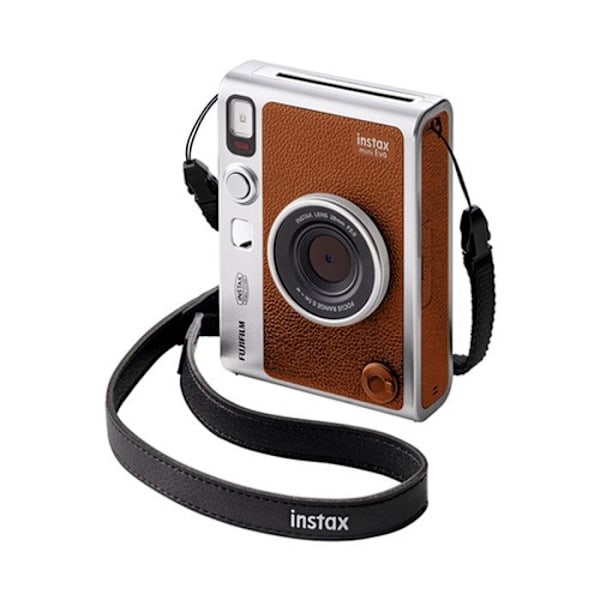 Instantkamera - Fujifilm - Instax Mini Evo - Värvi ruskea - Bluetooth - Sisäänrakennettu salama kastanj