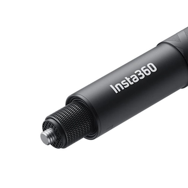 Invisible Selfie Stick - INSTA360 - 85 cm - Insta360 X4/X3 kompatibel - Avtagbar hylsa - Vikbar