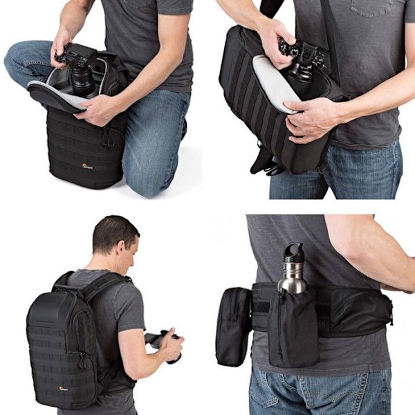 Lowepro Pro Protactic BP 350 AW II reppu MUSTA