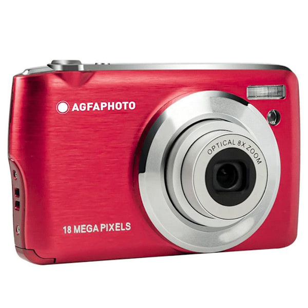 AGFA PHOTO Realishot DC8200 - Compact Cam digitalkamera (18MP, Full HD-video, 2,7'' LCD-skærm, 8X optisk zoom, batteri