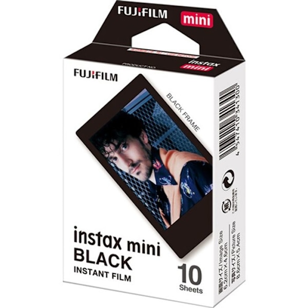 FUJI Instax Mini Color Frame Paper (10v) Svart