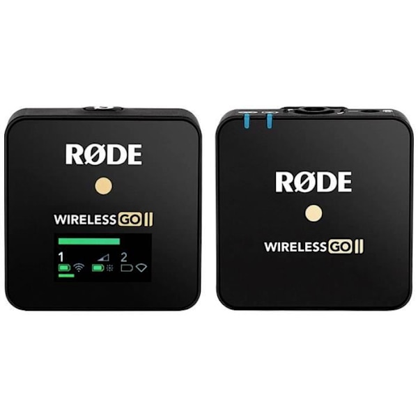 RODE Mikrofonit Wireless GO II SINGLE Käännemikrofoni Mikrofoni Lähetystyyppi (tiedot): langaton, USB pussilla, a