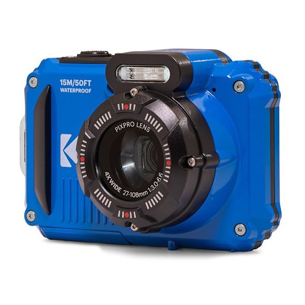 Kodak Pixpro WPZ2 vandtæt kompakt kamera blå - 0819900013993
