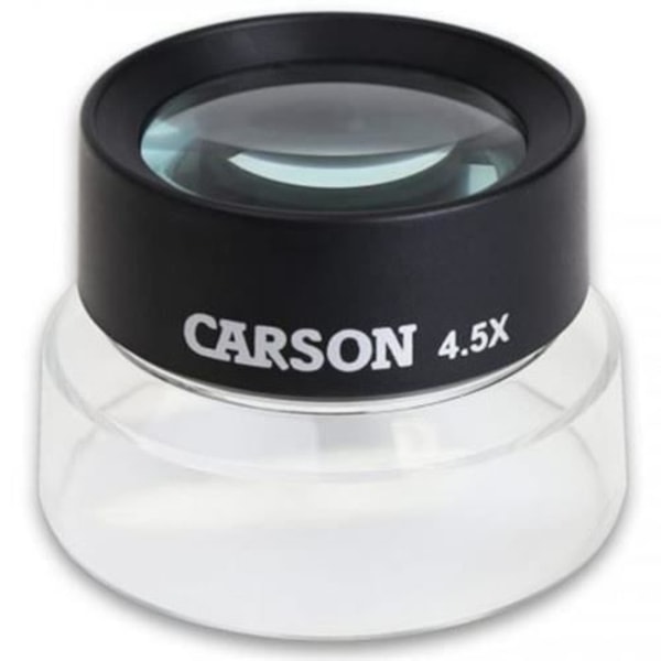 Carson LL-55 kiinnityslasi 4,5x - 75mm lasi/akryyli musta/eli läpinäkyvä