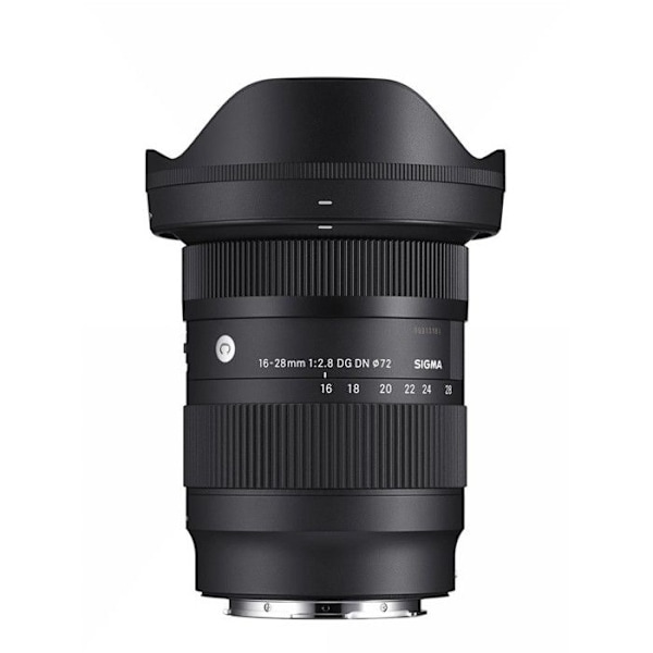 Objektiv med stort synsfelt - SIGMA - 16-28mm - Blænde F/2.8 - Sony FE mount - Video/Vlogging Sort