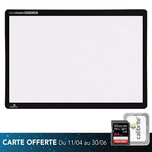 ColorChecker White Balance Charter - Calibrite - 64 GB flashminne - Calibrite varumärke
