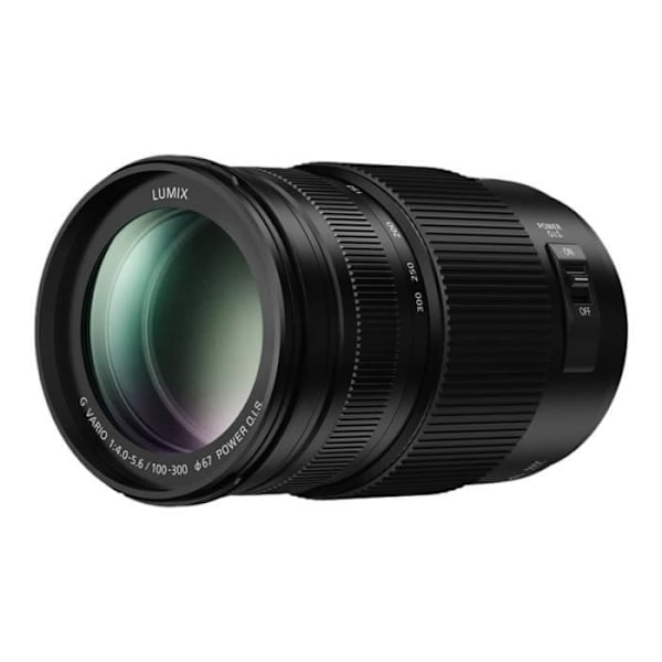 Panasonic Lumix 100-300mm F4.0-5.6 | Teleobjektiv H-FSA100300E (Ultra kraftfull, stabiliserad, tropiskiserad, motsv. 35mm: 200-600mm)