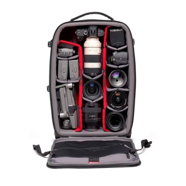 Rullväska - MANFROTTO - Advanced Rolling Bag III - Svart - Regnskydd - 15" datorfack Svart
