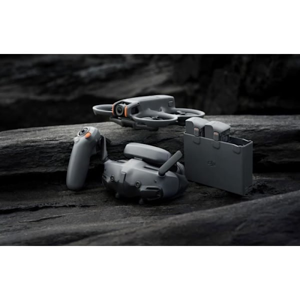 Pakkaus Drone - DJI - Avata 2 + Stabilisaattori RC Motion 3 + Laseja Googles 3 + 3 akkua Grå
