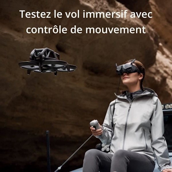 Drone DJI Avata Fly Smart Combo - 4K 50ips ja 60ips - Musta Svart