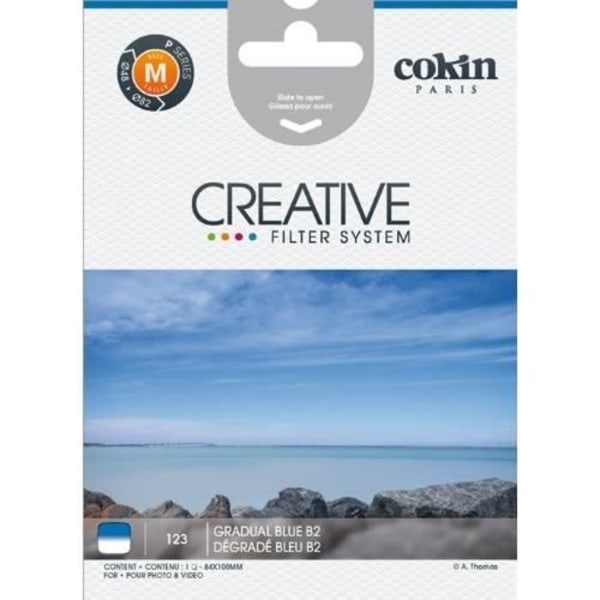 Cokin Z123L Gradueret Blå B2-Light Filter til Kamera og Videokamera